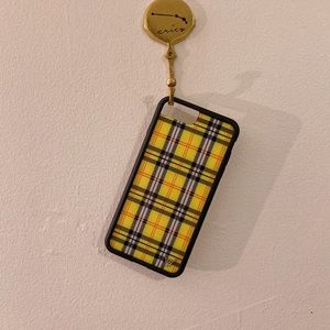 Wildflower Cases Yellow Plaid iPhone 6/7/8 Plus
